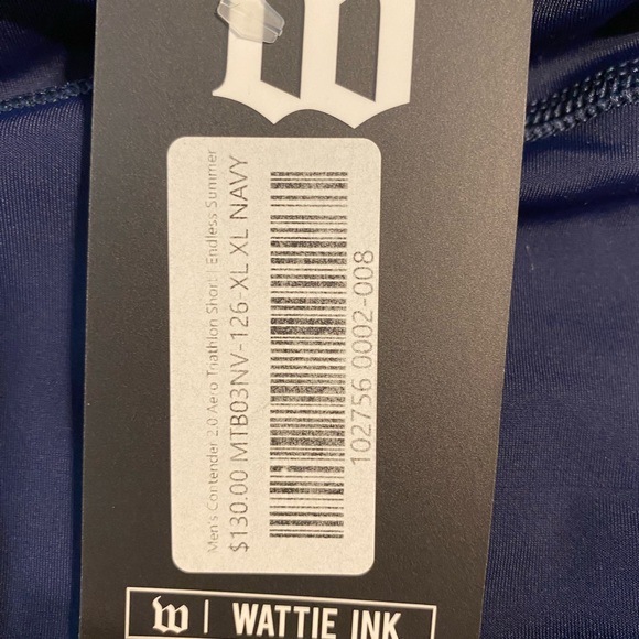 NWT XL Wattie Ink Tri Shorts - Picture 6 of 6